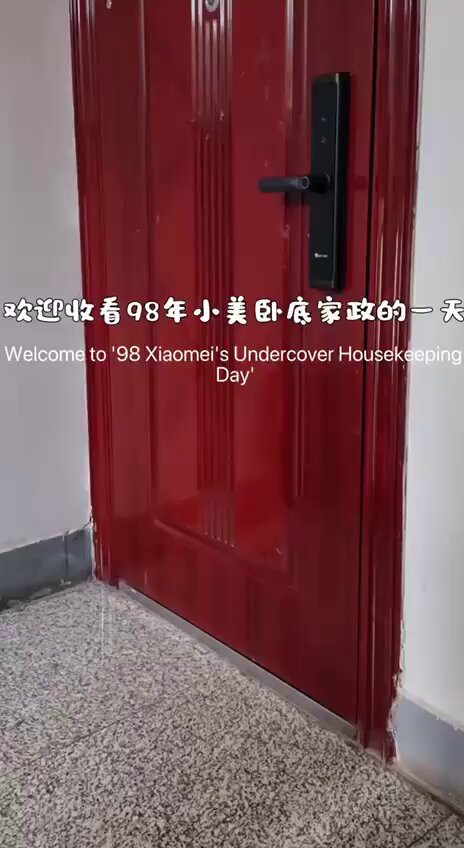 今天客户家打扫到一半…